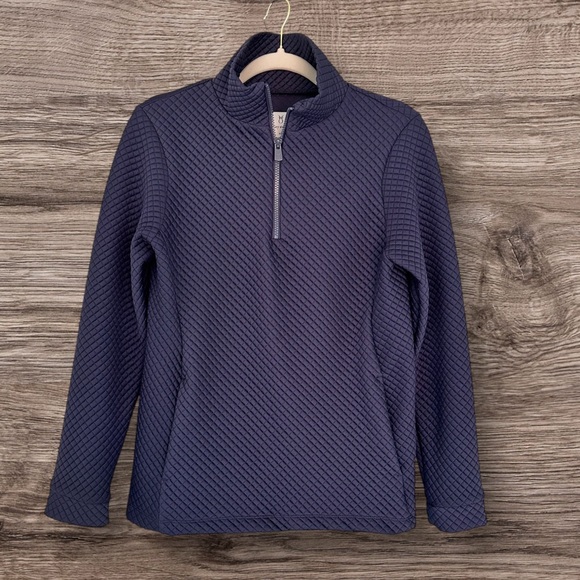Dudley Stephens Pocomo Pullover Waffle Navy Blue XS - Picture 3 of 9